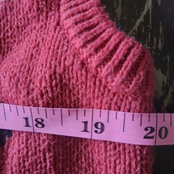 Vintage Koret Red Farmhouse Scene Sweater Vest Women's Medium - Picture 2 of 5